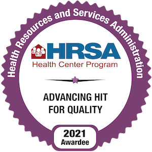 HRSA健康中心2021年计划奖励标志