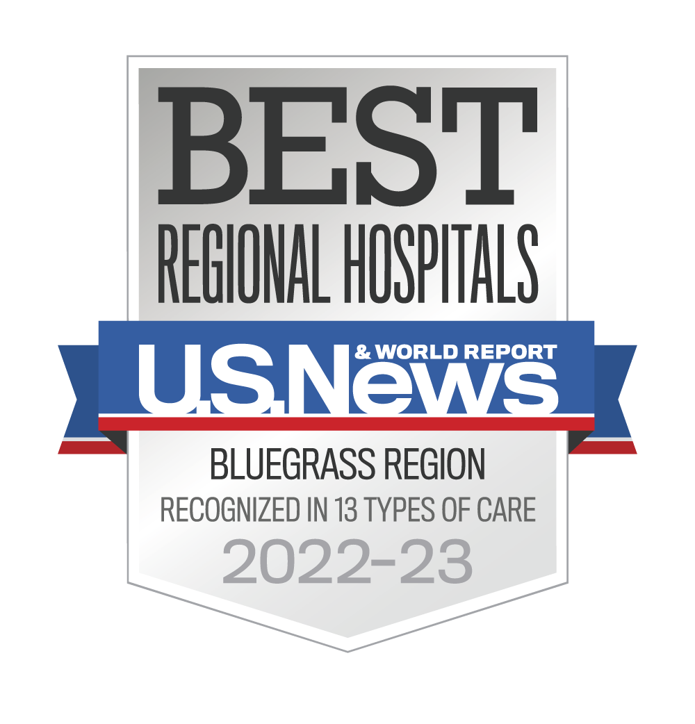 最好的地区医院。美国新闻蓝草地区。2022-23