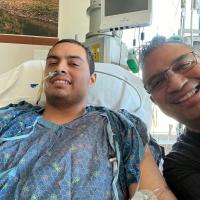 Adiel纳胡拉住院期间和他的父亲一起有问题。